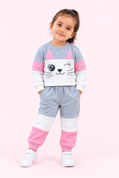 Girl 1 Pink Cat