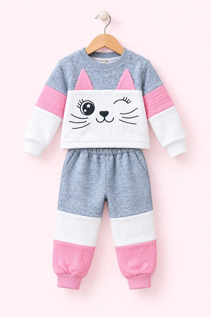 Girl 1 Pink Cat