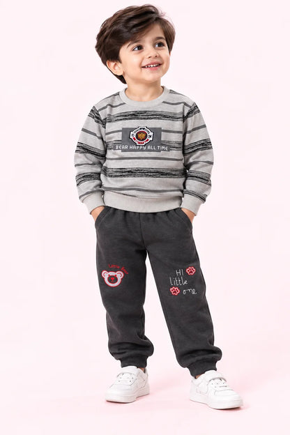 Boy 6 Bear Happy