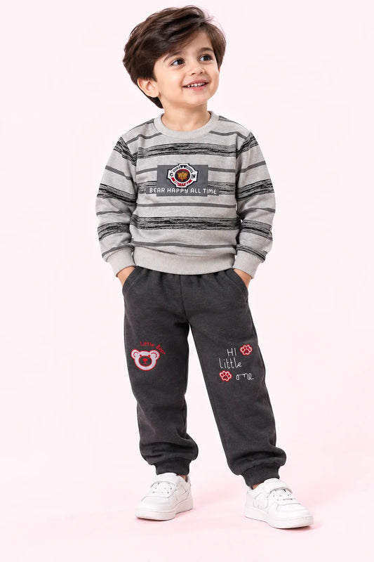 Boy 6 Bear Happy