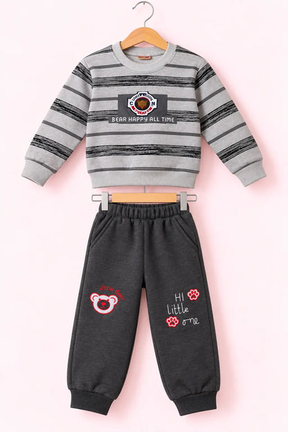 Boy 6 Bear Happy